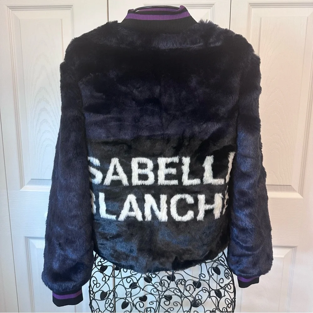 Isabelle Blanche Fluffy Jacket Size XXS - Picture 2 of 8